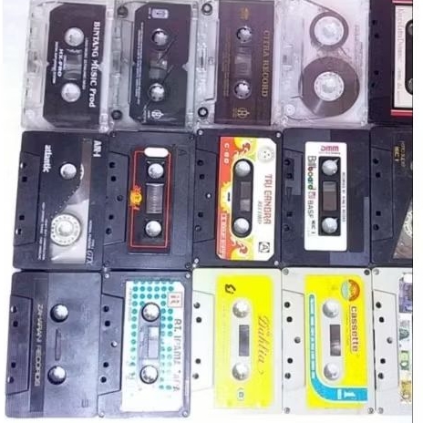 kaset pita dekorasi tanpa cover