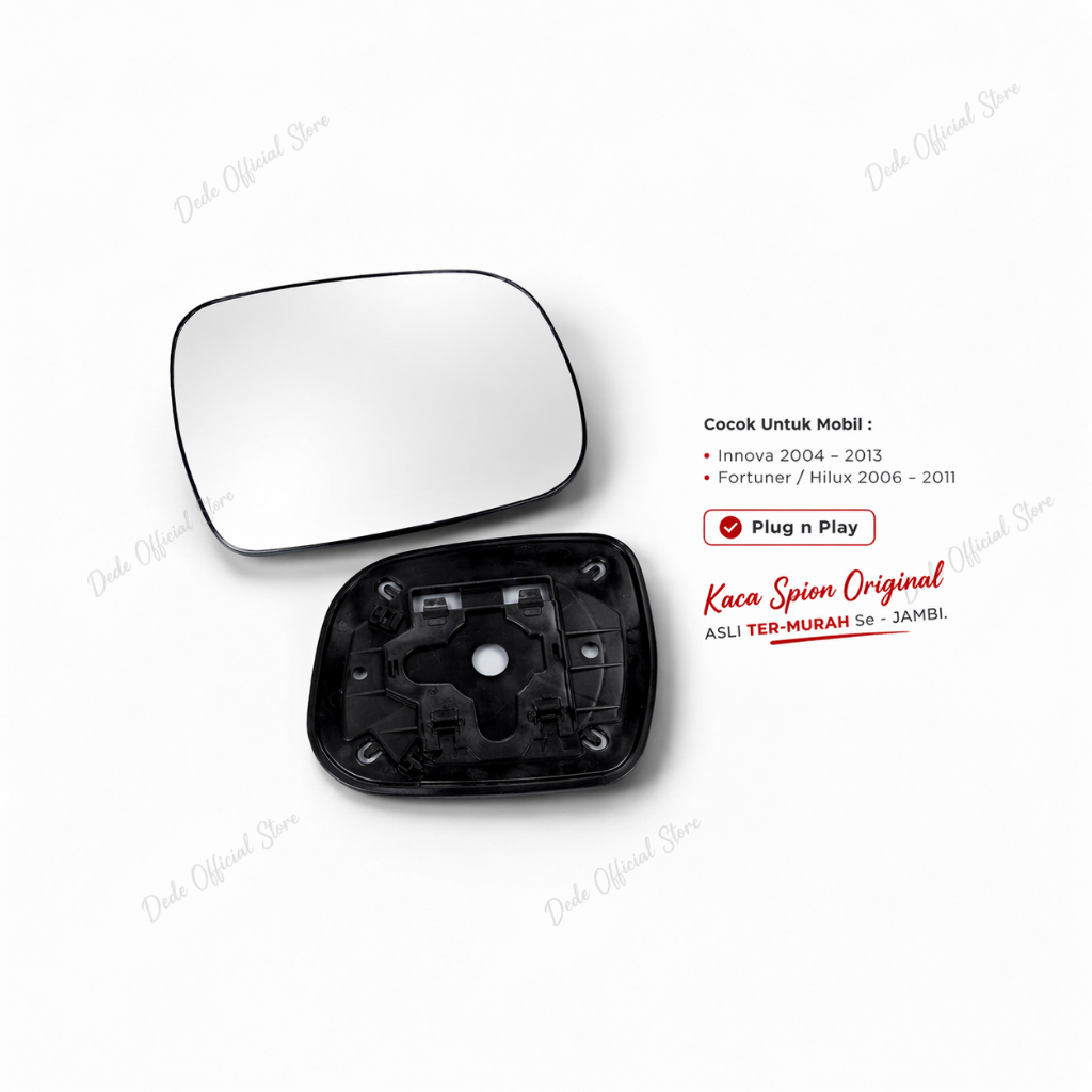 Kaca Spion Innova Fortuner Hilux Kaca Spion Refill Plus Bracket