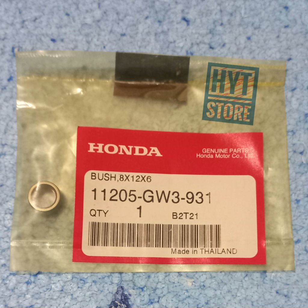 11205-GW3-931 Bush 8x12x6 Bosh Bos Gear Gigi Granat Pinion Starter Stater Beat KVY Scoopy KYT Spacy 