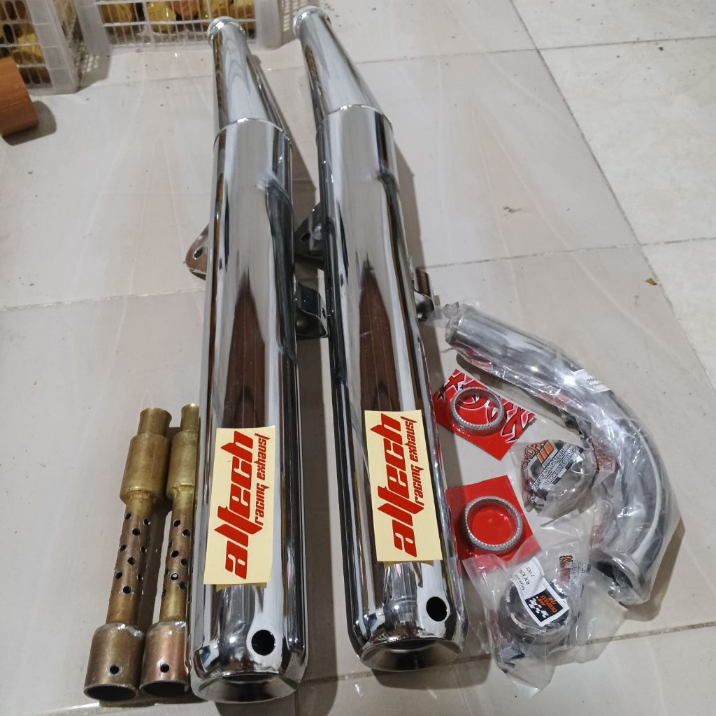 ALTECH }Knalpot Bobokan, Yamaha Rx-King135Cc...