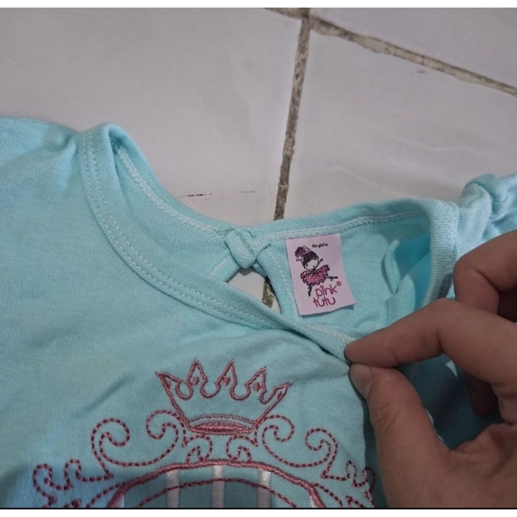 Preloved baju bayi 9-12bulan - Preloved Pink Tutu baju Newborn - Dress bayi - Gaun bayi
