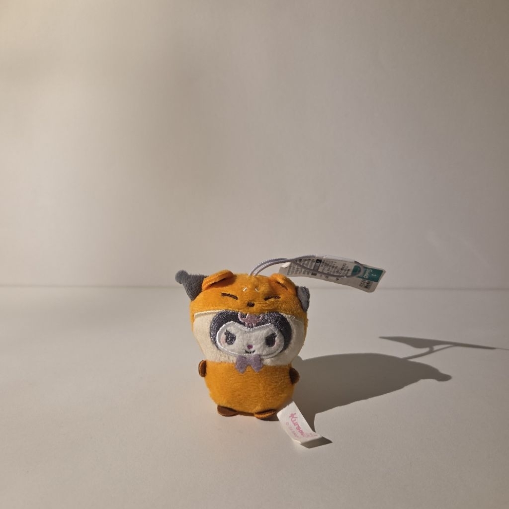 Sanrio Kuromi Fox Costume Mascot Plush Keychain Original