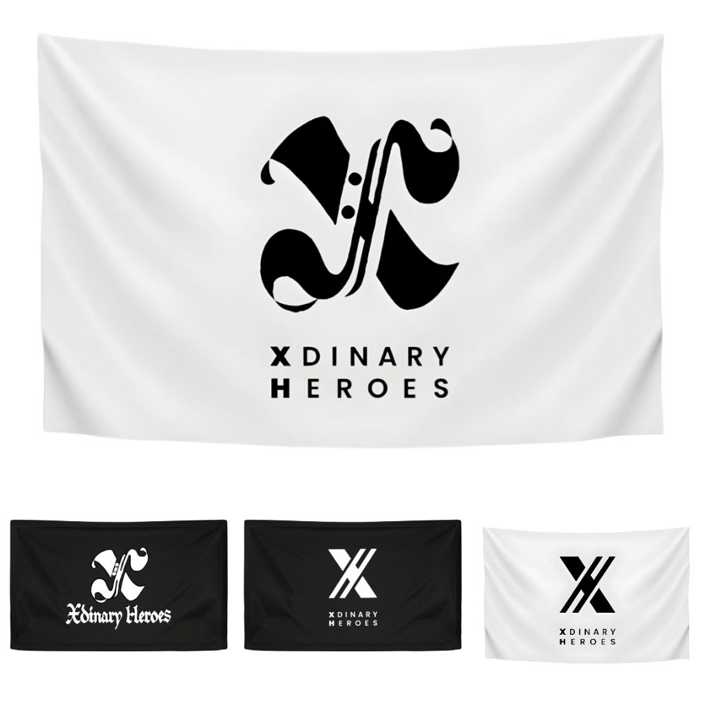 Xdinary Heroes Flag / Bendera Tapestry Kpop Band Xdinary Heroes