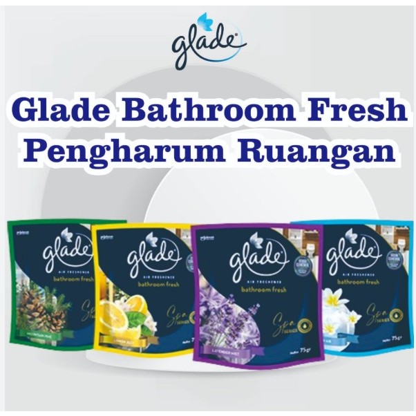 GLADE BATHROOM FRESH - PENGHARUM KAMAR MANDI - 70GR
