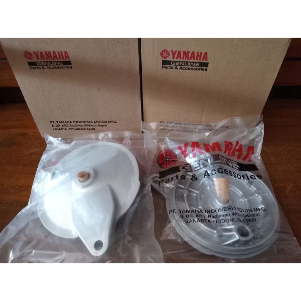 Tutup Tromol King Ori Yamaha Silver Panel Tutup Tromol Belakang Rx King Silver Original