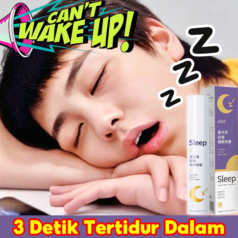 Obat tidur cair Aromaterapi tidur Lavender tidur alami Semprotan bantal Semprotan menenangkan Cairan