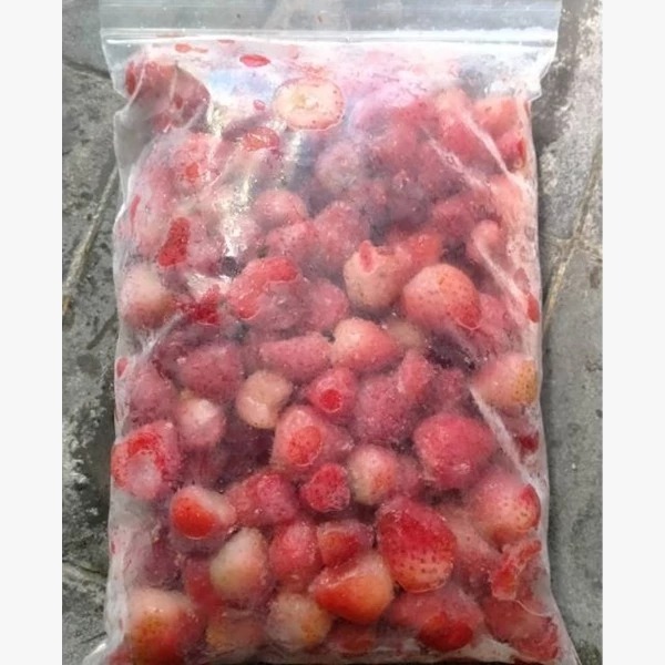 FRUIT FROZEN STRAWBERRY LOCAL CURAH 500GR DAN 1KG, BUAH FROZEN SEGAR, INSTAN KURIR