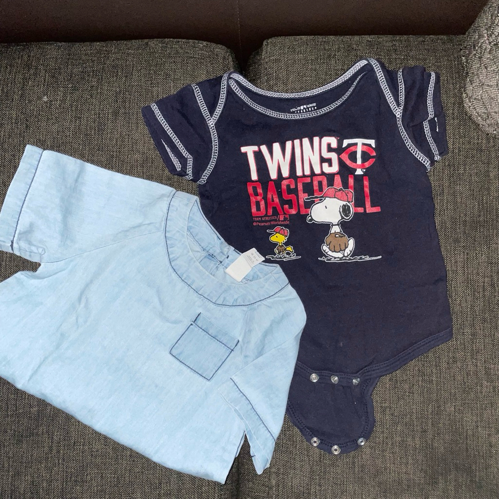 Atasan & Jumper bayi snoopy get 2