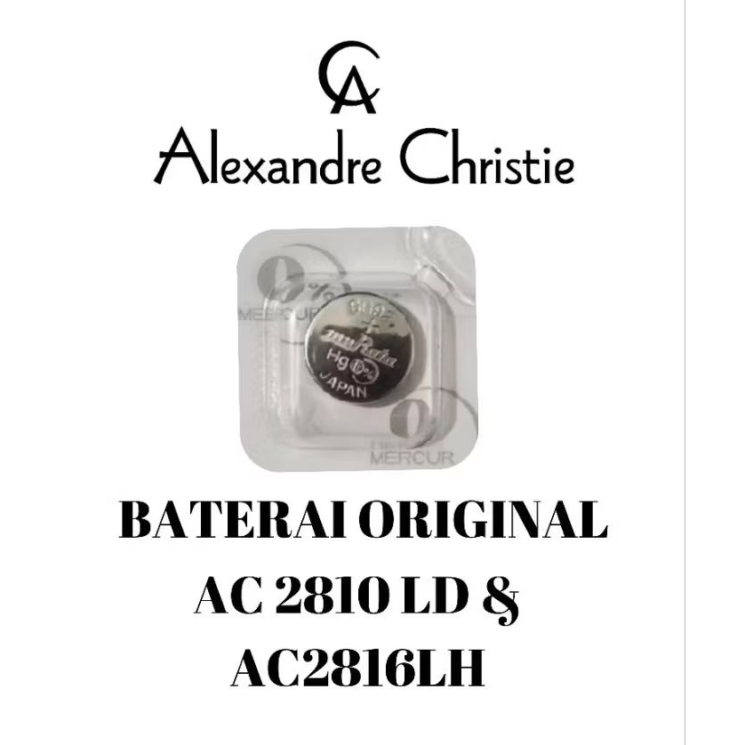 Baterai Jam Alexandre Christie Original AC2810LD & AC2816LH
