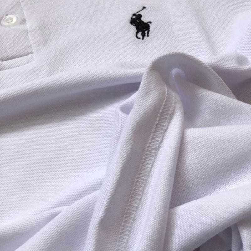 Kaos Polo Ralph Lauren Pria Kuning Mustard Kancing Depan Logo Kuda Hitam SIZE M L XL 2XL 3XL 4XL