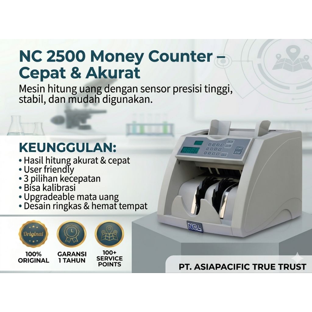 Mesin Hitung Uang NC 2500, Money Counter