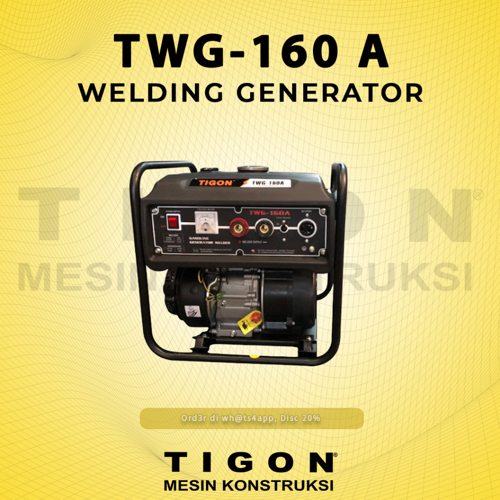 TIGON GENERATOR WELDER / WELDING GENERATOR TYPE TWG-160 A (GARANSI RESMI)