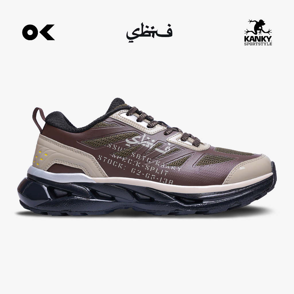 Kanky x SBTG  K-SPLIT - Sepatu Sport Casual Sport Style Pria Dewasa - Kanky Sportstyle