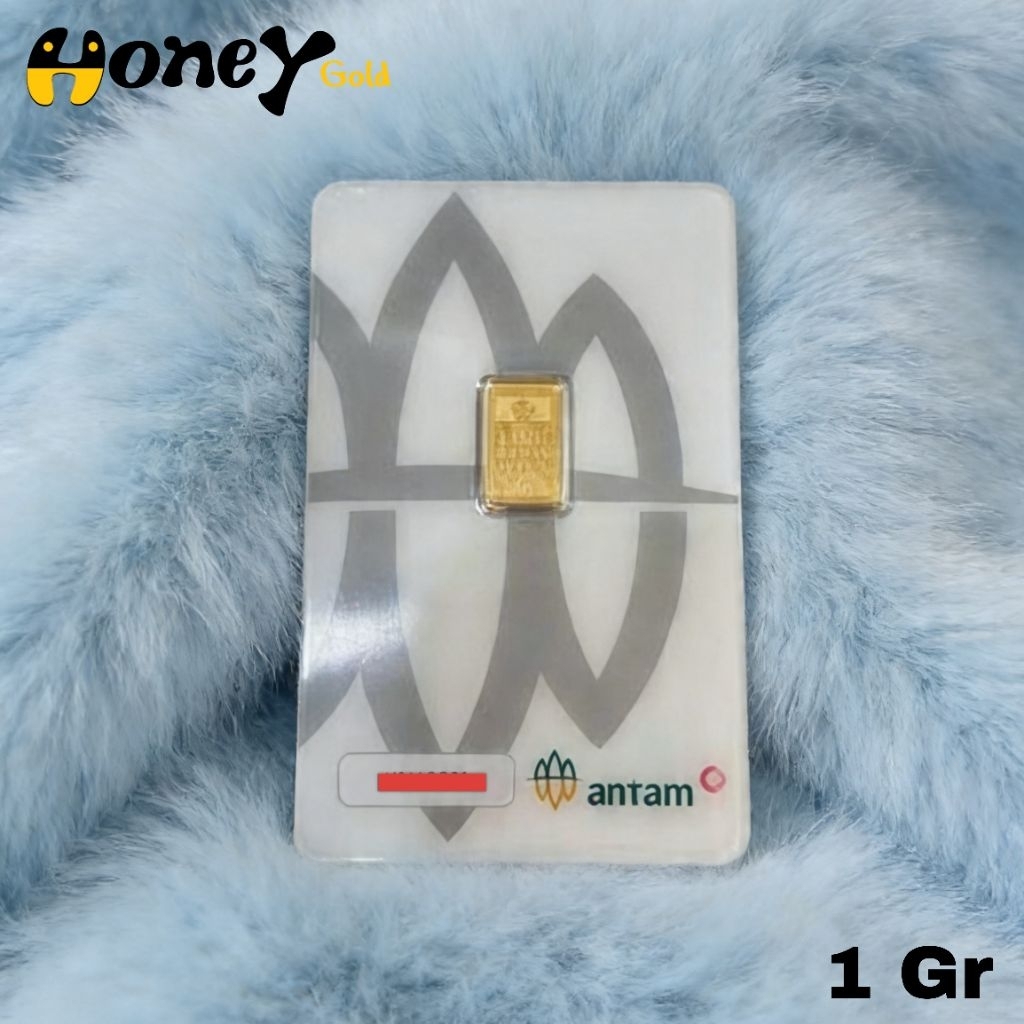 Emas ANTAM 1 gram Asli 100% (Certicard)