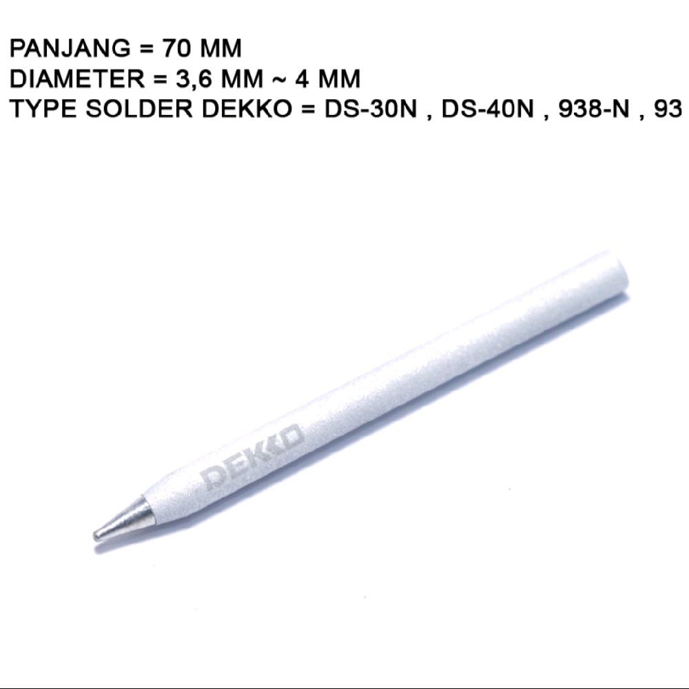 Mata Ujung Solder Soldering Tip Dekko 938-N 938N 938 N 25-80 Watt 25-80W 25-80 W