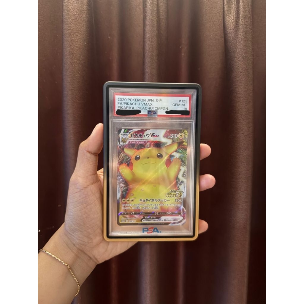 PSA 10 PIKACHU VMAX PIKAPIKA PIKACHU CAMPAIGN | PIKAPIKA PIKACHU CAMPAIGN