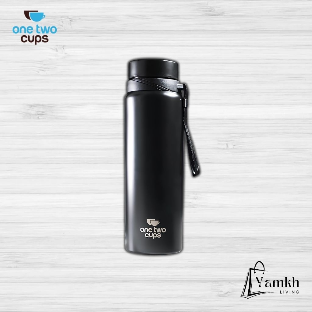 Yamkh Living - One Two Cups Botol Minum Termos Air Panas Dingin Stainless Steel 304 1L 1000ml Botol 