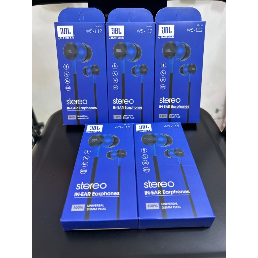 headset kabel jbl WS-L12 Stereo in-ear earphone