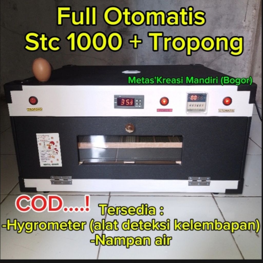 Mesin Penetas telur kapasitas 100 butir