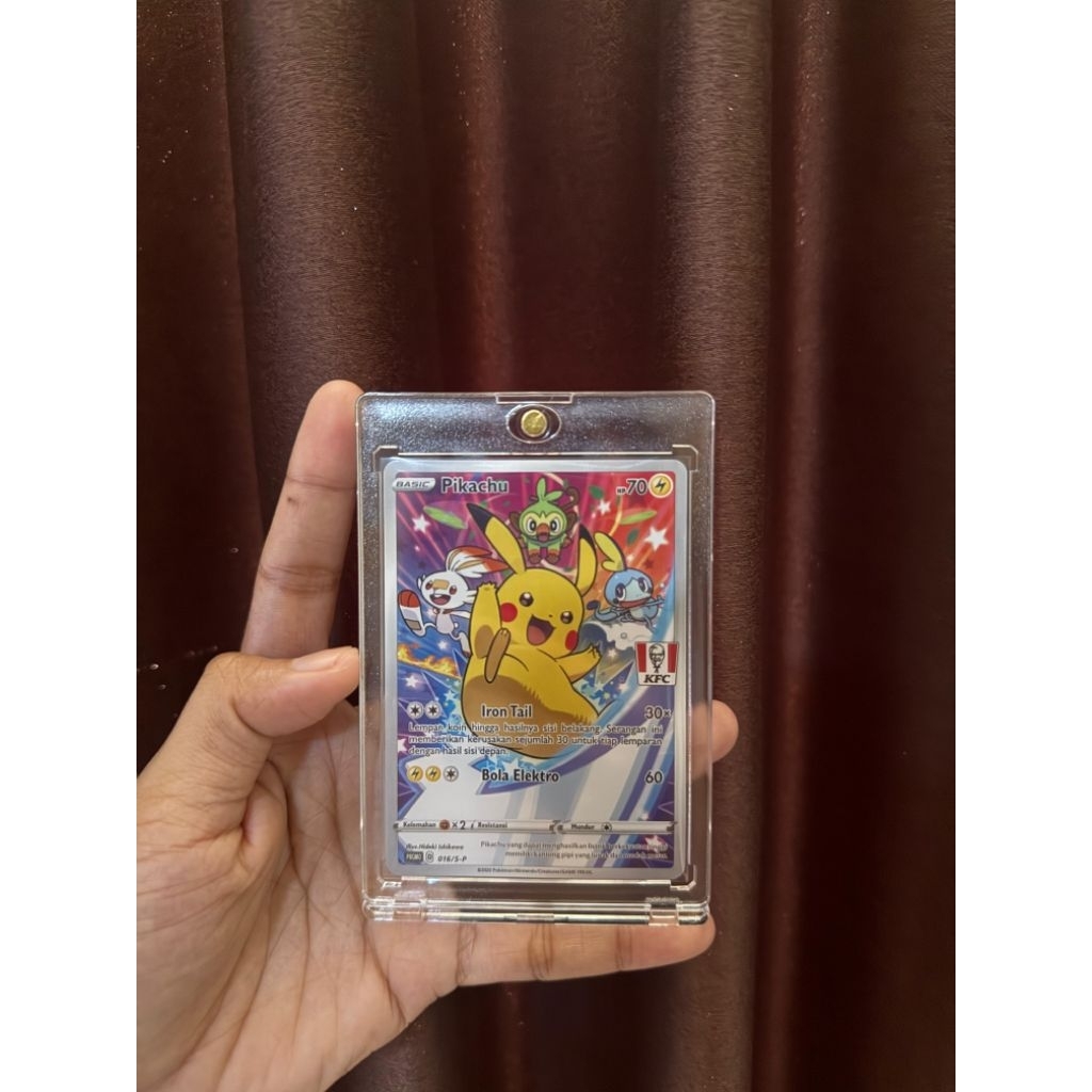 KARTU POKEMON PIKACHU PROMO KFC INDONESIA