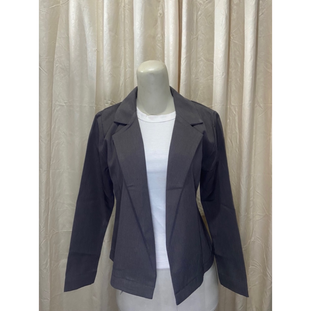 Blazer Merek Orvala Warna Abu