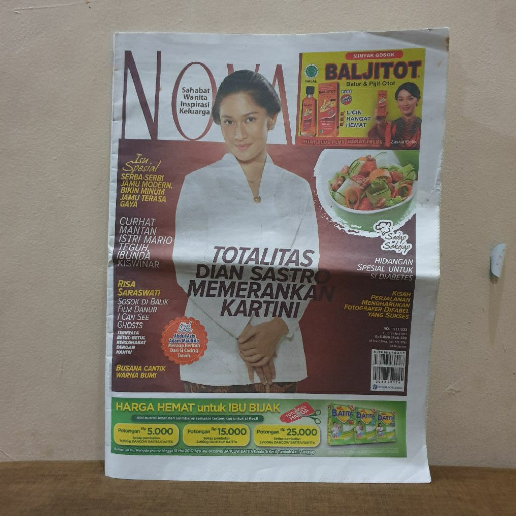 Tabloid Nova cover Dian Sastro Wardoyo