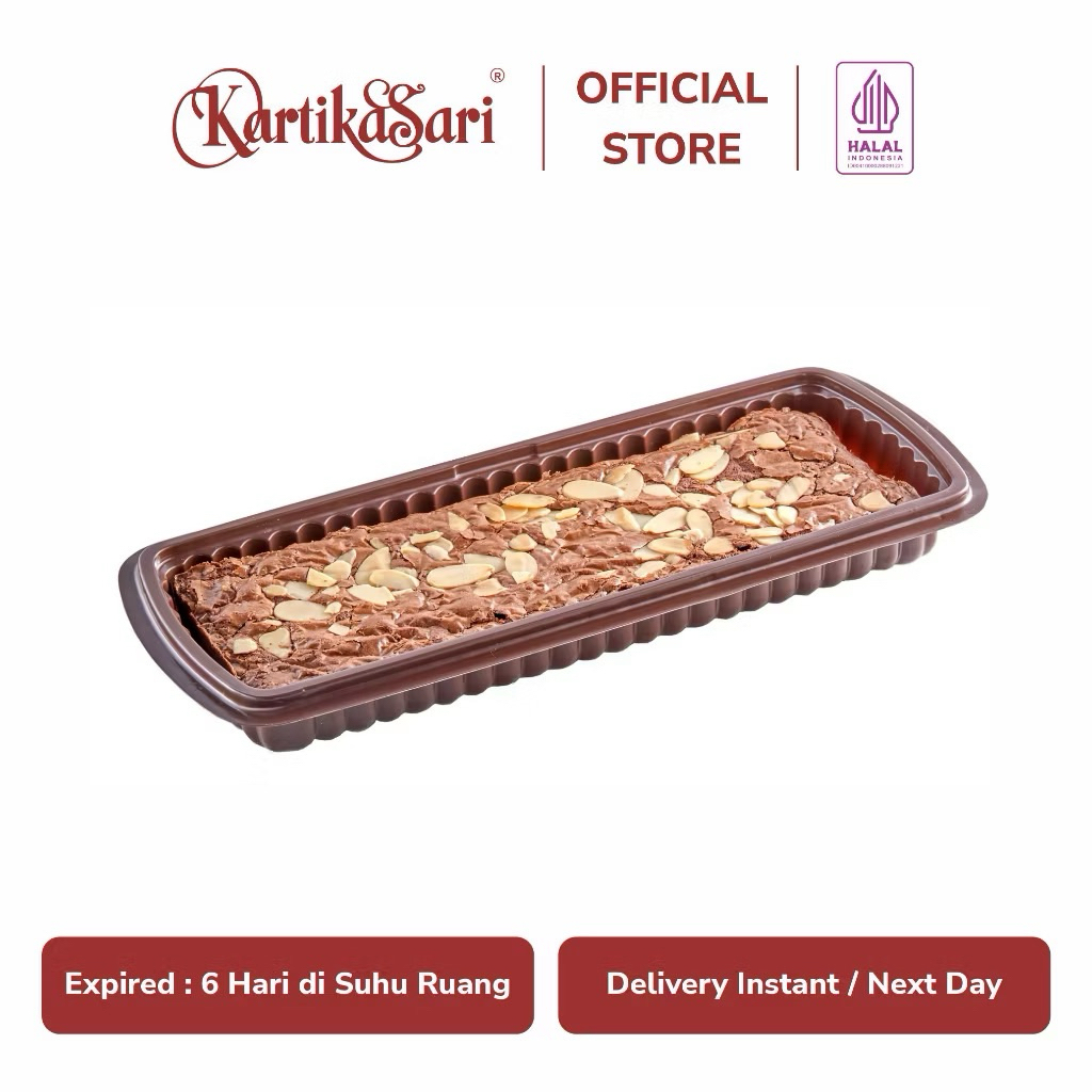 KARTIKA SARI - BROWNIES PANGGANG ALMOND - OLEH OLEH BANDUNG