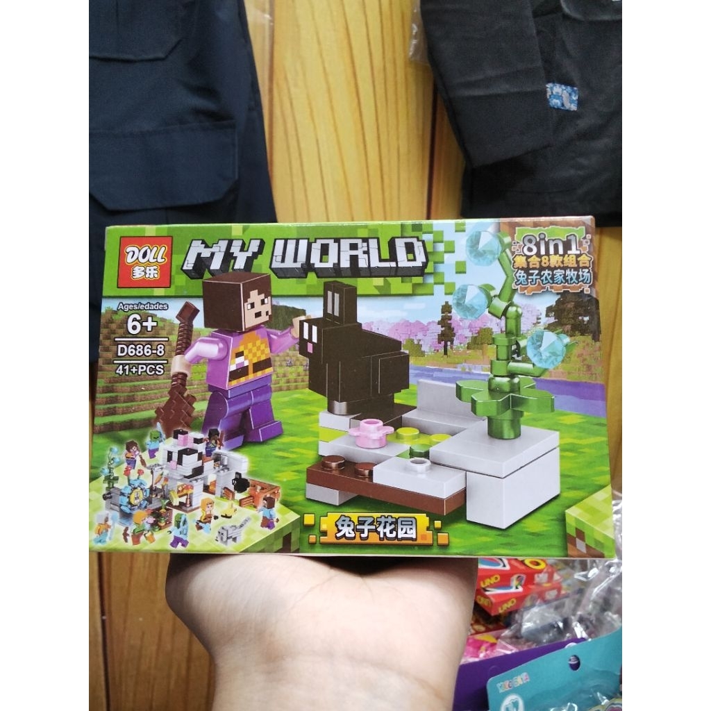 Mainan Balok Susun Lego Anak Seri Kreatif (Ninja, My World, SiTiCH, Snow Castle) - Kado Anak