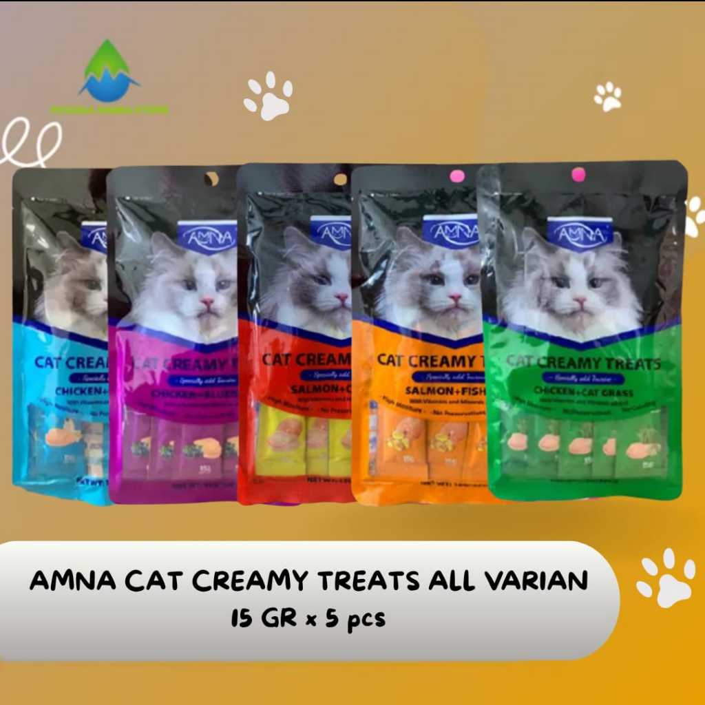 Amna Cat Creamy Treats 5 x15 gr