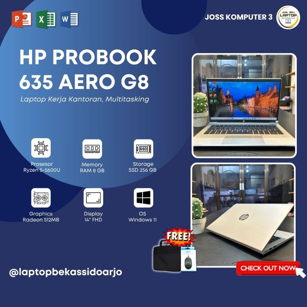 LAPTOP HP PROBOOK AERO G8