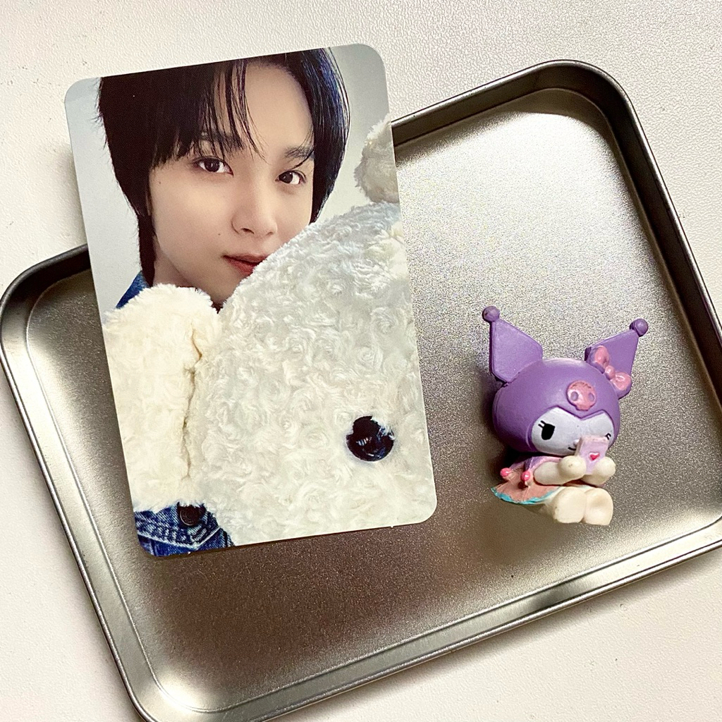 Photocard Haechan NCT 127 Boneka The Great Unity Set C Ver. (backside bolak-balik)