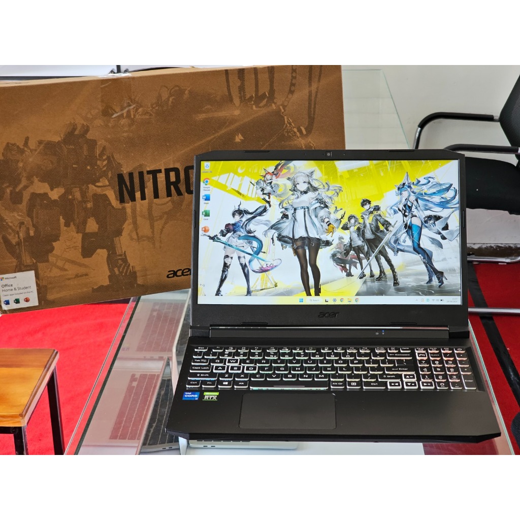 ACER Nitro 5 AN515-57 intel core i7 gen 11 Ram 16 GB SSD 512 GB HDD 1 TB Nvidia RTX 3060 144 Hz Gami