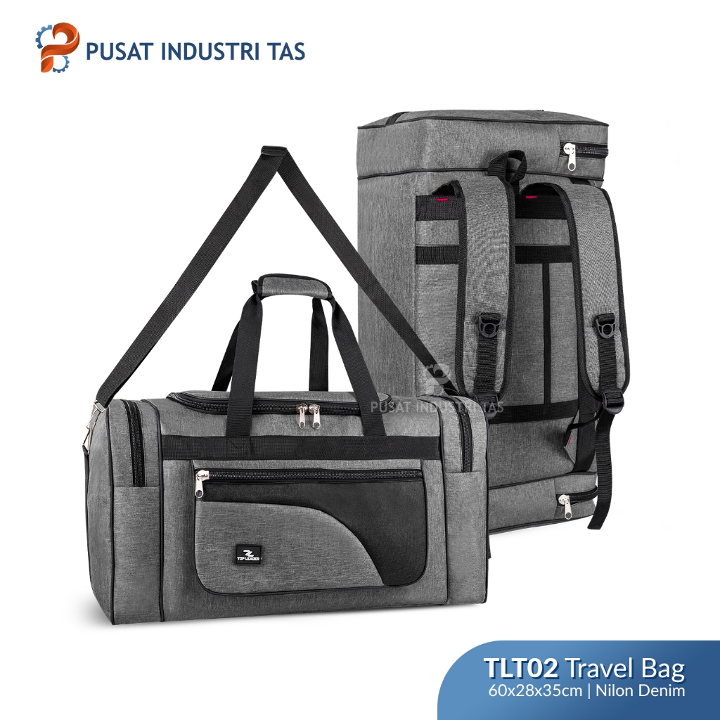 Tas Travel Bag Jumbo Tas Duffel 3 In 1 Backpack Pakaian  Mudik 60L Bisa Jinjing Dan Di Ransel