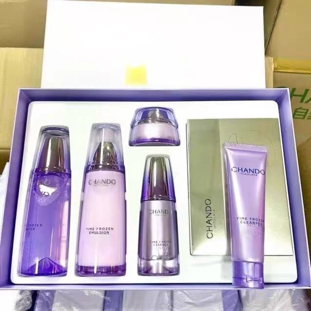 [PREORDER – CHANDO] Set Skincare Time Frozen 6 in 1 – Anti-Aging, Melembapkan & Mengencangkan Kulit
