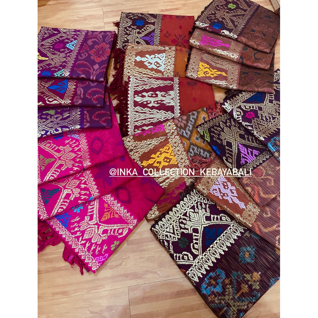 ENDEK TENUN SEMI MASTULI DAN PATRA LAZEM TUMPAL SONGKET ORIGINAL byINKA