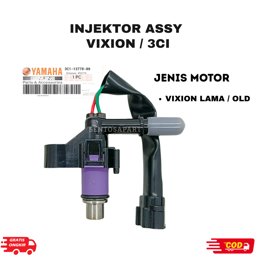 INJEKTOR ASSY + SOKET VIXION LAMA / OLD