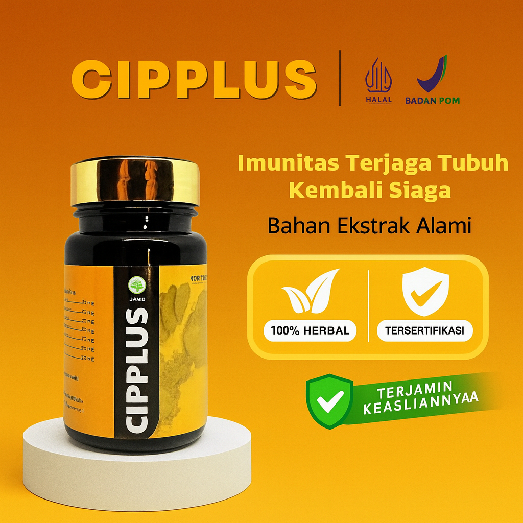 Cipplus herbal Original Obat syaraf kejepit dan nyeri otot tulang sendi ampuh
