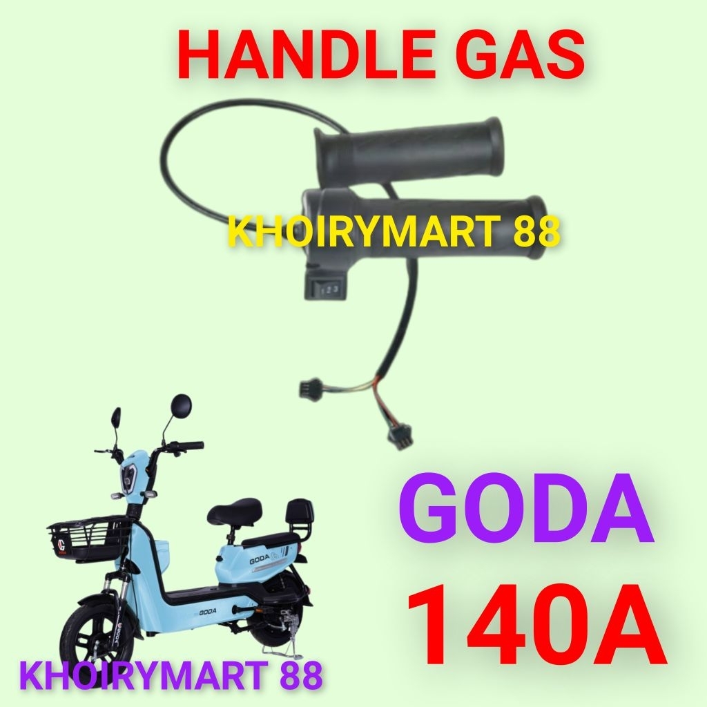 handle gas goda 140A throttle gas sepeda listrik goda 140A