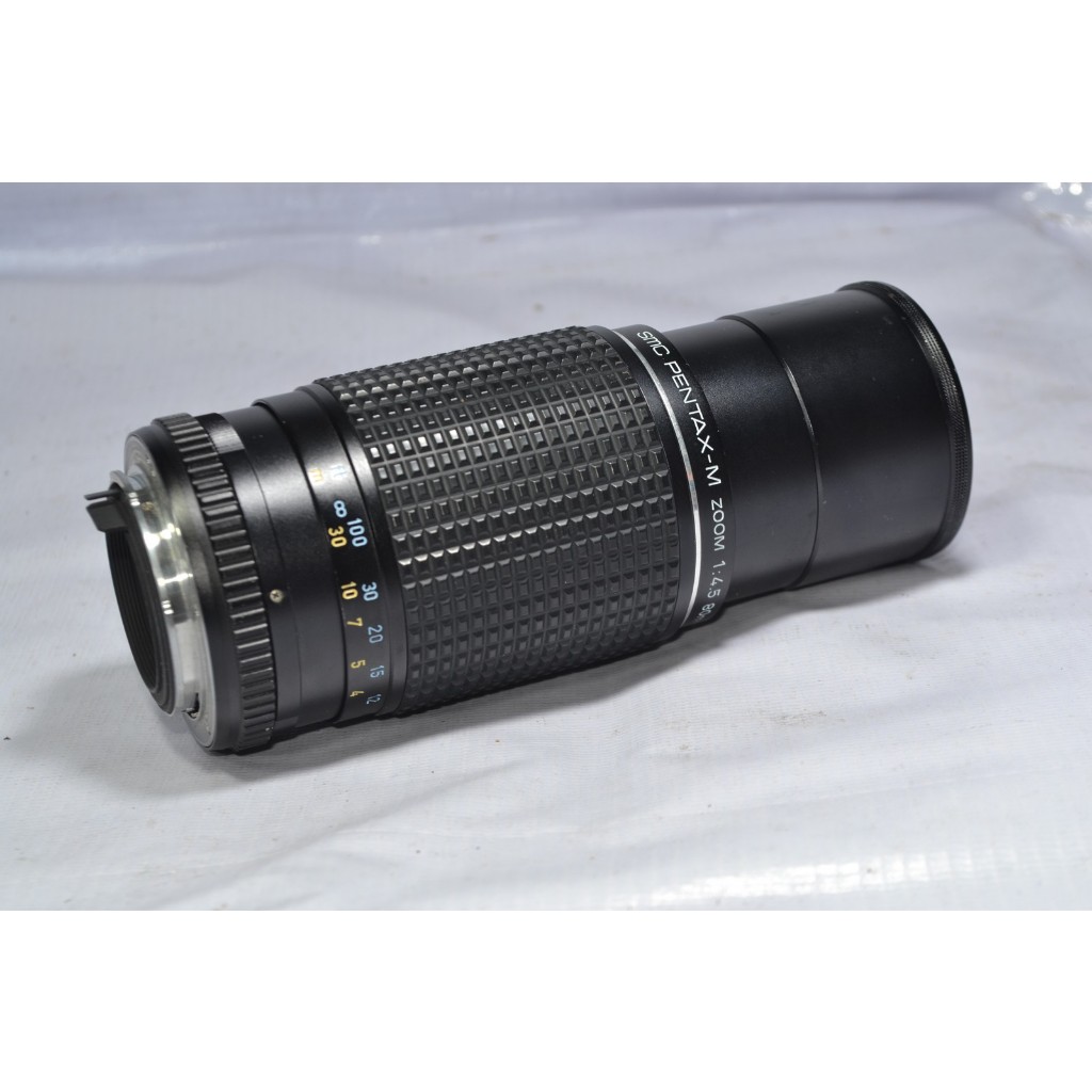 lensa zoom telephoto SMC Pentax M Zoom 80-200 F4.5 mount Pentax K no seri x374