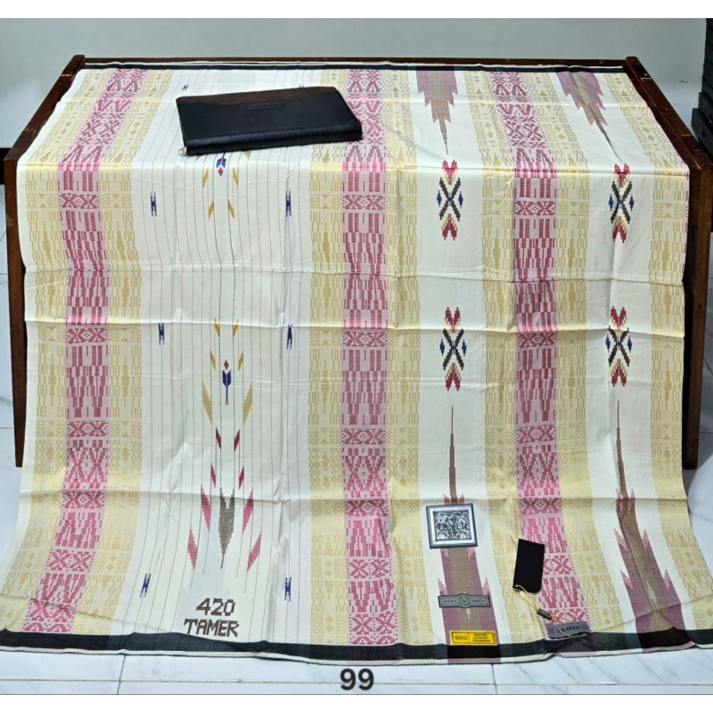 SARUNG TAMER 420 FULL SUTRA JAHITAN TENGAH