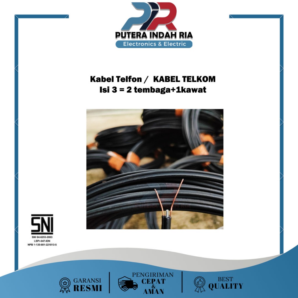 Sambungan KABEL TELPON / Kabel TELKOM / Drop Wire PERMETER