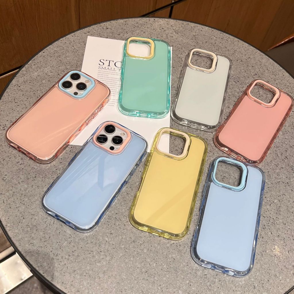 2 In 1 Colors Macaron Case - Softcase/ Case Hp Compatible For Oppo A31 A9 A5 A52 A92 A53 A33 2020 A5