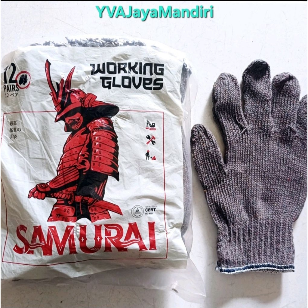 Sarung Tangan Benang 5 Abu