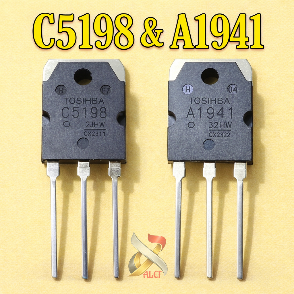 transistor A1941 dan C5198 satu set A 1941 dan C 5198 Toshiba A1941 & C5198 ic