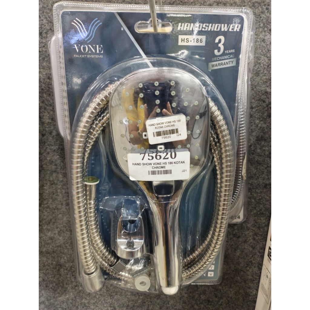 HAND SHOWER VONE HS 186 KOTAK CHROME