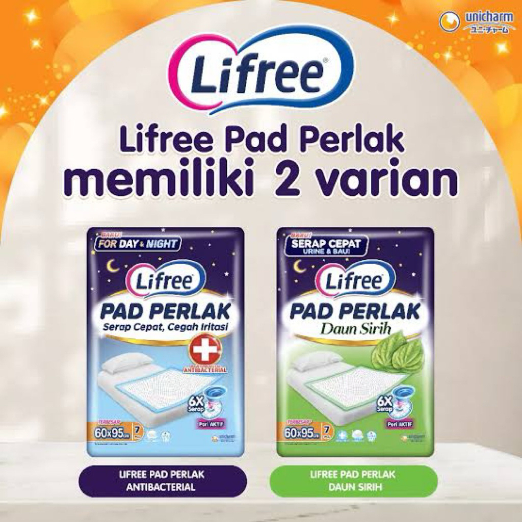 LIFREE PAD PERLAK ( PERLAK LANSIA/DEWASA ) ISI 7