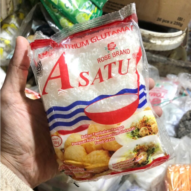 ASATU 250gram Rosebrand 8pcs Free Mangkok Penyedap Rasa Gurih / MSG / Micin
