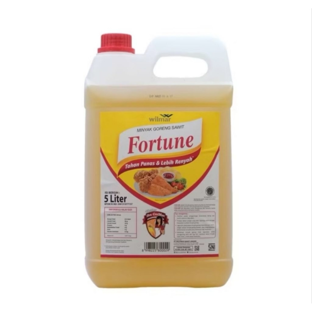 FORTUNE MINYAK GORENG SAWIT JERIGEN 5 LITER