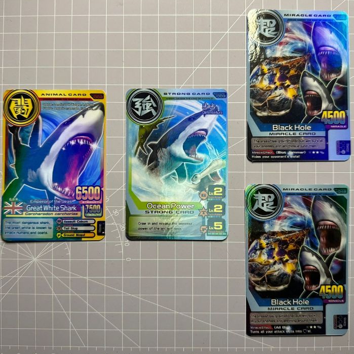 Kartu Animal Kaiser Plus + Gold Great White Shark Copy Combo Set
