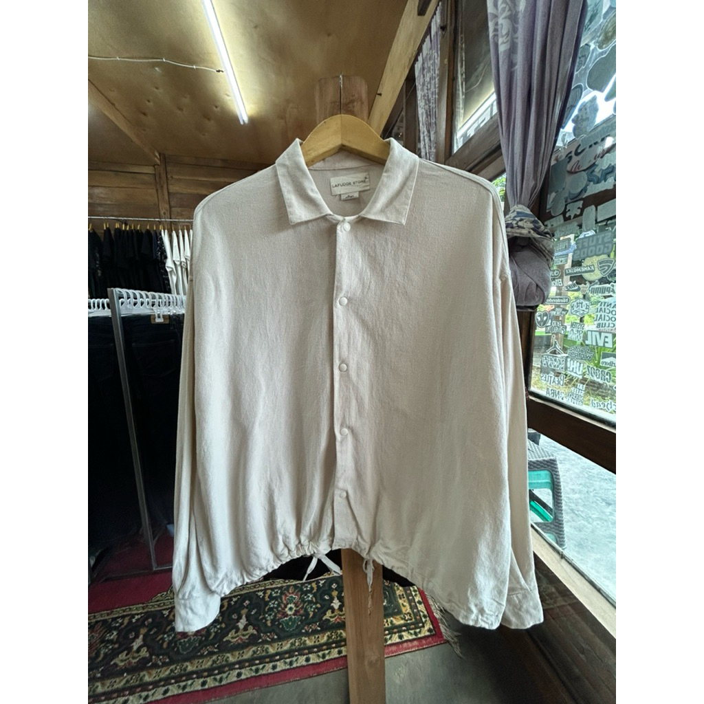 Lafudge Store Linen Jacket Cream Second Original